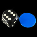 Counters Blue Round 22mm