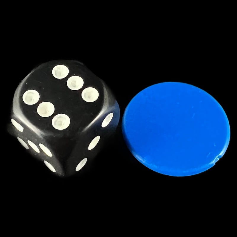 Counters Blue Round 22mm