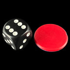 Counters Blue & Red Double Sided Round 25mm