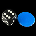Counters Blue & Red Double Sided Round 25mm