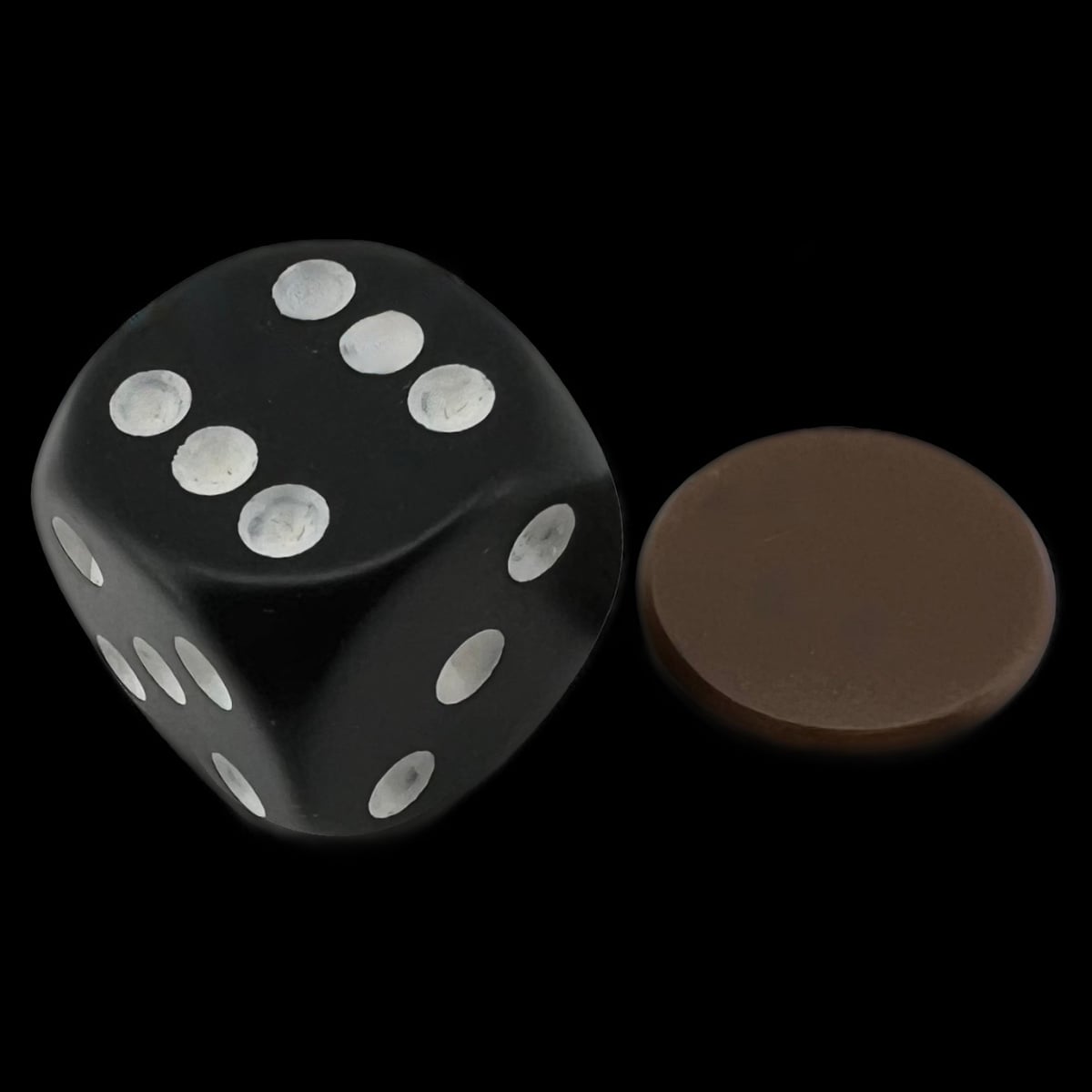 Counters Brown Round 15mm