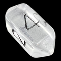 Crystal Caste Gem Clear D4 Dice