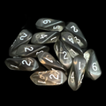 Crystal Caste Gem Smoke 12 x D6 Dice Set