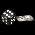 Crystal Caste Gem Smoke MINI D6 Dice