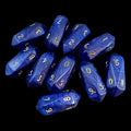 Crystal Caste Interferenz Blue 10 x D10 Dice Set