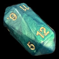 Crystal Caste Interferenz Green D12 Dice