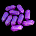 Crystal Caste Interferenz Purple 10 x D10 Dice Set