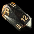 Crystal Caste Oblivion Orange D12 Dice