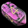 Crystal Caste Oblivion Purple D4 Dice