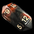 Crystal Caste Oblivion Red D12 Dice