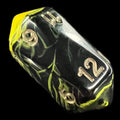 Crystal Caste Oblivion Yellow D12 Dice