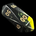 Crystal Caste Oblivion Yellow Percentile Dice