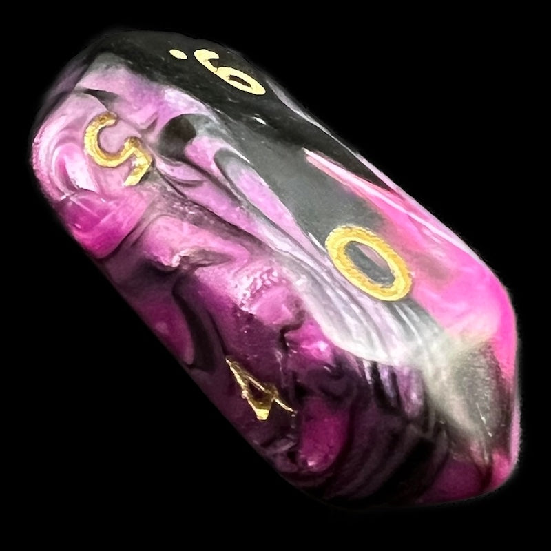 Crystal Caste Toxic Fallout D10 Dice