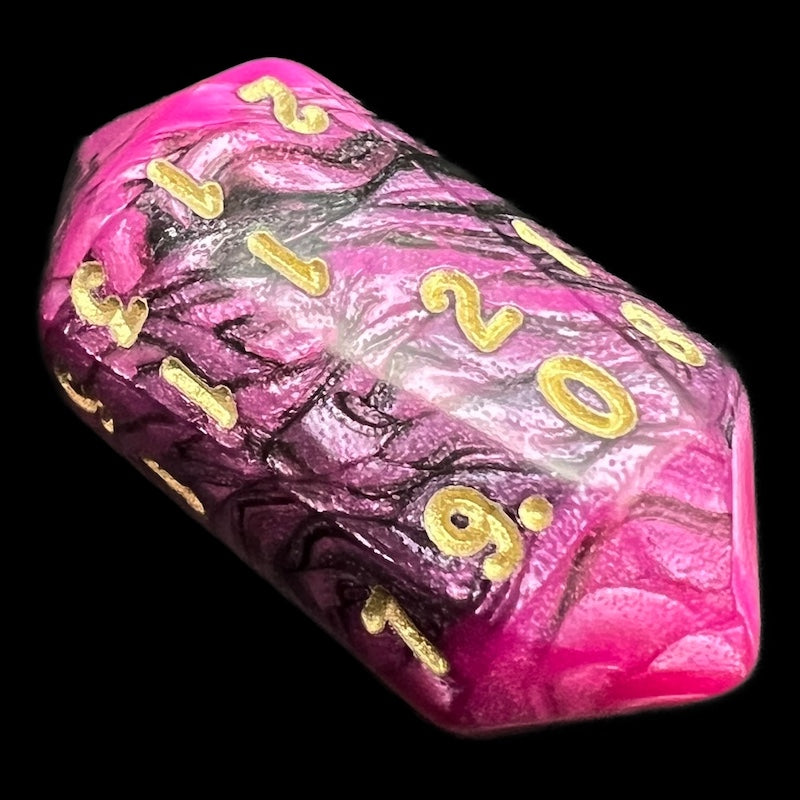 Crystal Caste Toxic Fallout D20 Dice