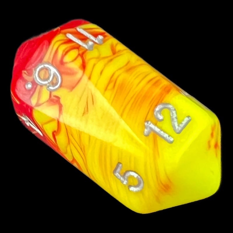 Crystal Caste Toxic Ooze D12 Dice