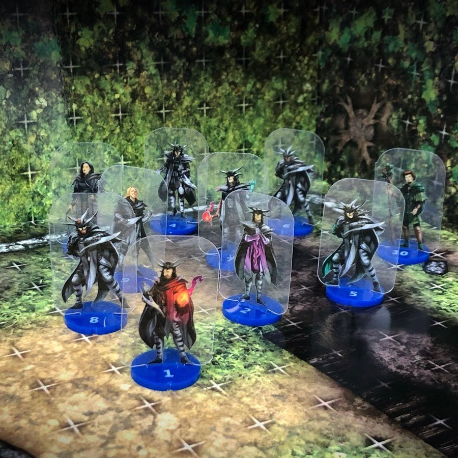 ArcKnight Flat Plastic Miniatures - Dragon Cultist Warband - 10 Minis