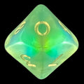 HALF PRICE CLEARANCE D&G / Crystal Caste GenCon 2011 Ltd Ed Green Borealis D10 Dice