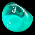 D&G Gem Aqua D3 Dice