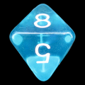D&G Gem Aqua D8 Dice