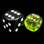 D&G Gem Blitz Blue 36 x D6 Dice Set