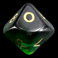 D&G Gem Blitz Blue D10 Dice