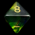 D&G Gem Blitz Blue D8 Dice