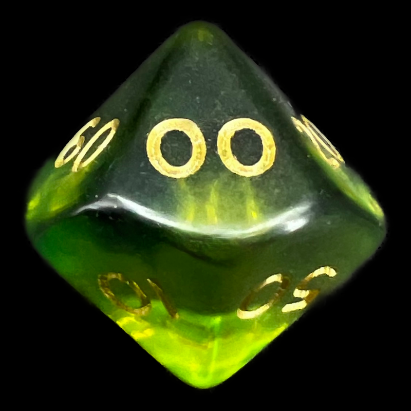 D&G Gem Blitz Blue Percentile Dice