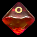 D&G Gem Blitz Purple D10 Dice