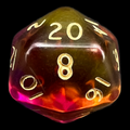 D&G Gem Blitz Purple D20 Dice