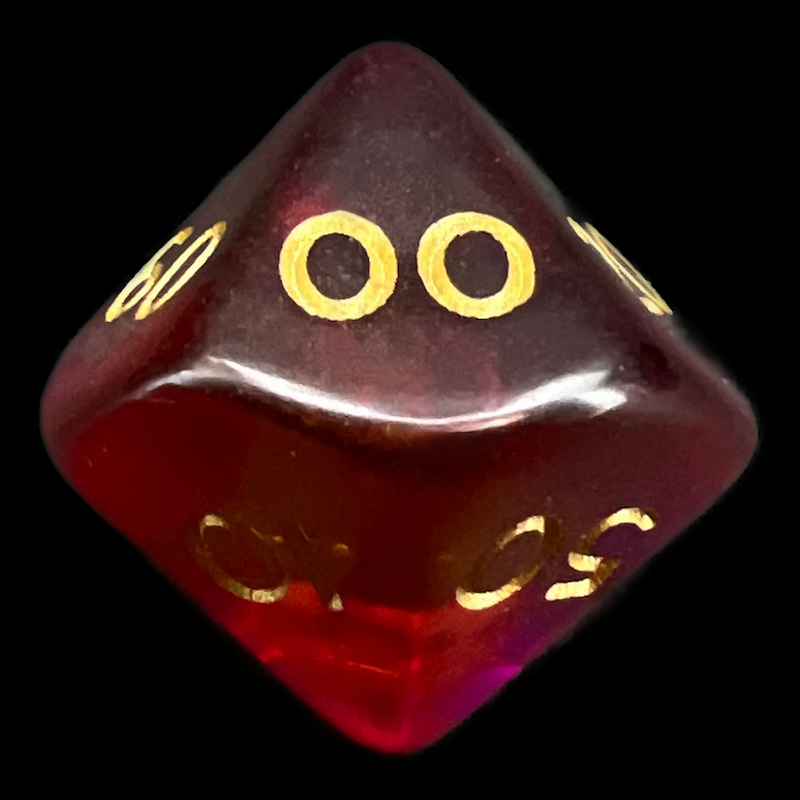 D&G Gem Blitz Purple Percentile Dice