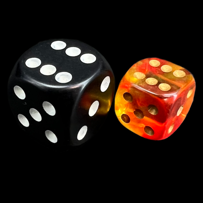 D&G Gem Blitz Red 36 x D6 Dice Set
