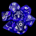D&G Gem Blue 7 Dice Polyset