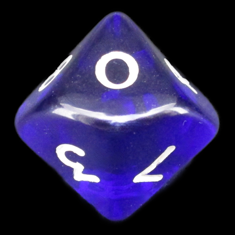 D&G Gem Blue D10 Dice