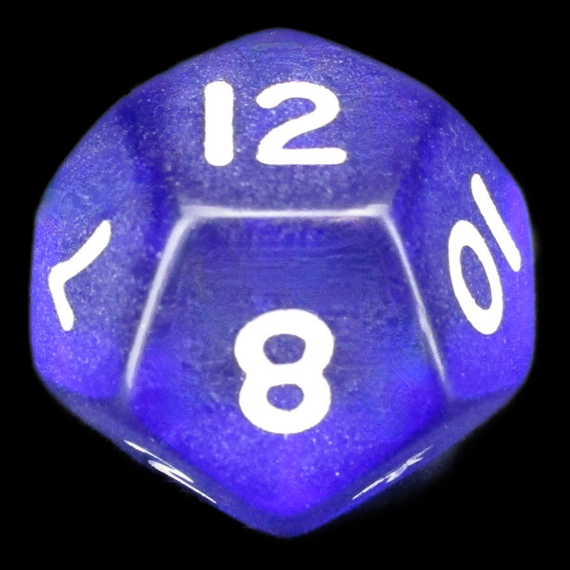 D&G Gem Blue D12 Dice