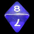 D&G Gem Blue D8 Dice