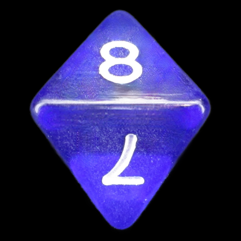 D&G Gem Blue D8 Dice