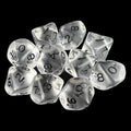 D&G Gem Clear 10 x D10 Dice Set