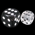 D&G Gem Clear 12mm D6 Spot Dice