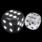 D&G Gem Clear 36 x D6 Dice Set