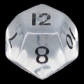 D&G Gem Clear D12 Dice
