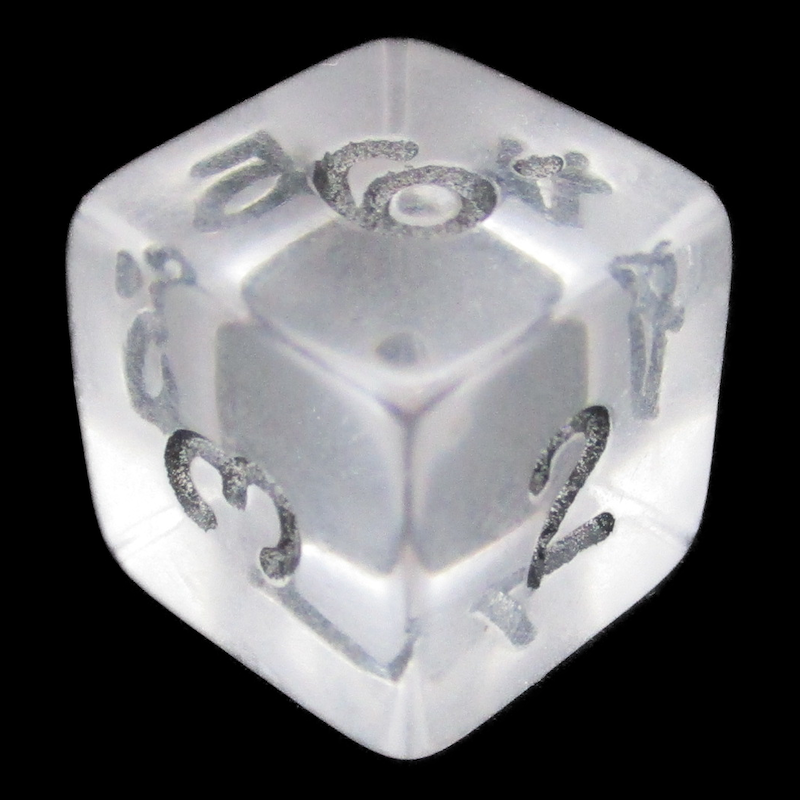 D&G Gem Clear D6 Dice