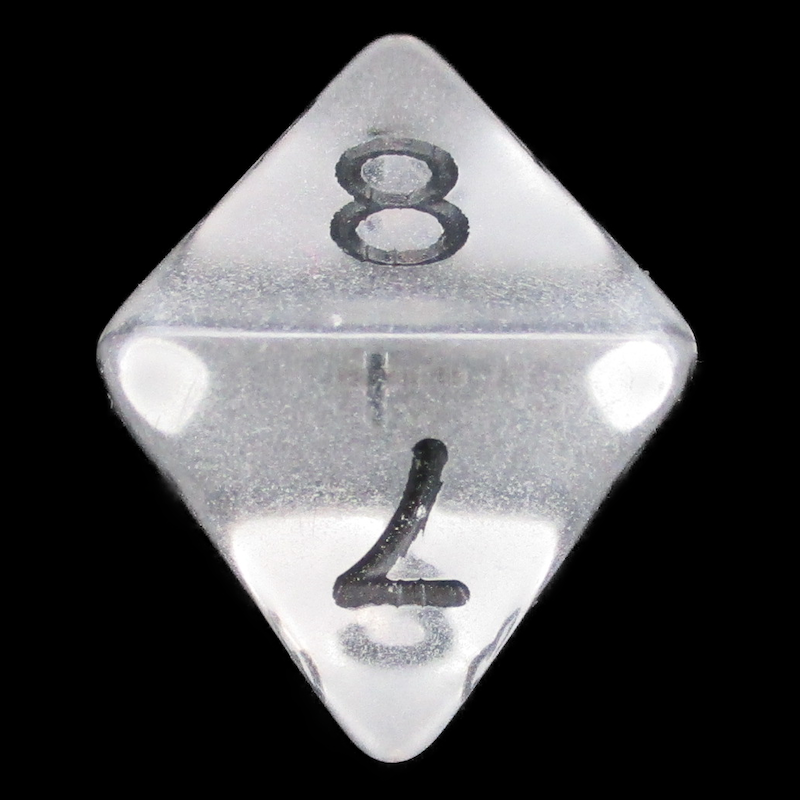 D&G Gem Clear D8 Dice