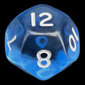 D&G Gem Light Blue D12 Dice