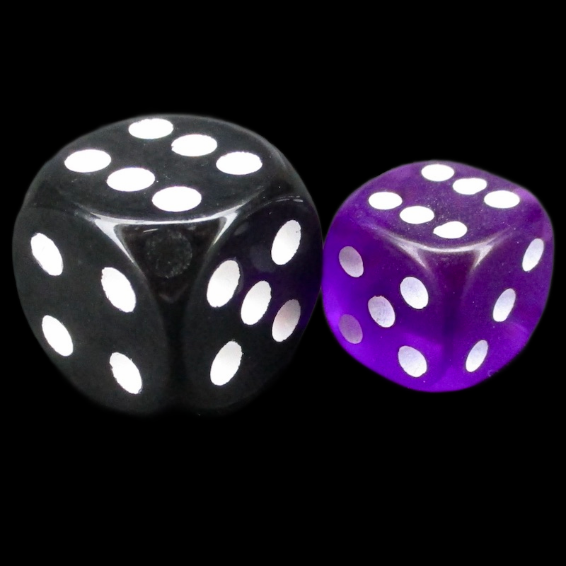 D&G Gem Purple 36 x D6 Dice Set