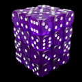 D&G Gem Purple 36 x D6 Dice Set