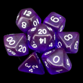D&G Gem Purple 7 Dice Polyset