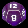 D&G Gem Purple D12 Dice