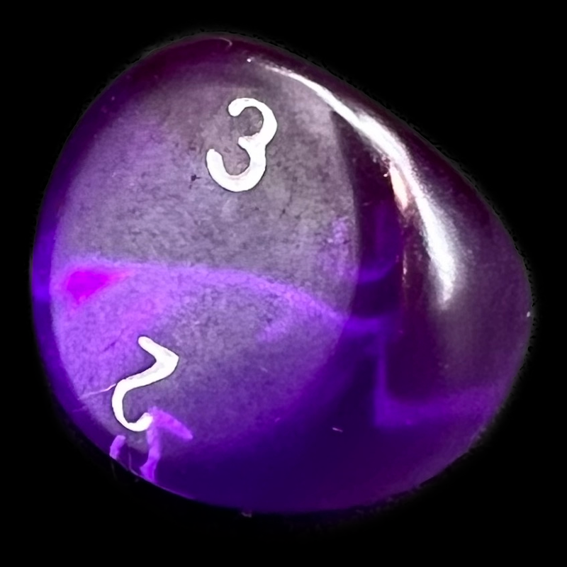 D&G Gem Purple D3 Dice