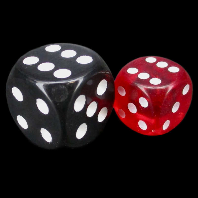 D&G Gem Red 36 x D6 Dice Set