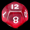 D&G Gem Red D12 Dice